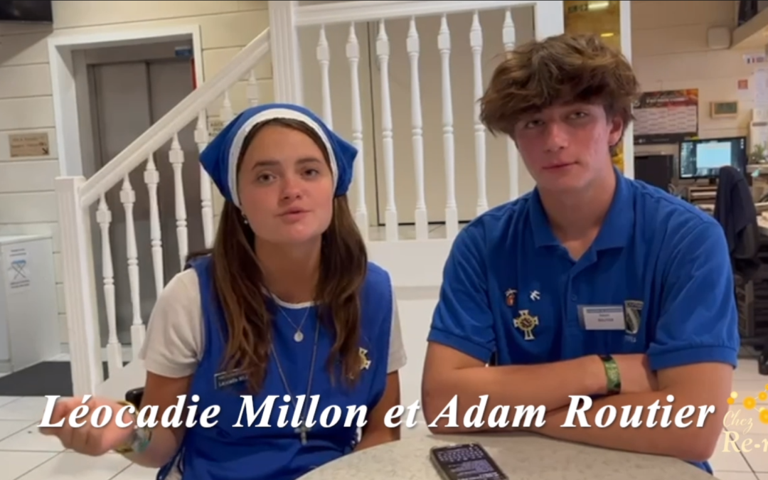 Léocadie Millon et Adam Routier — lycéen·ne·s